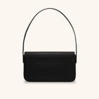 Coffee Leather Shoulder Bag