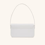 Coffee Leather Shoulder Bag